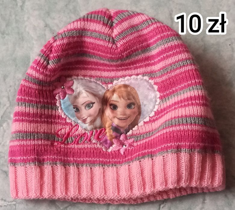 Czapka zimowa dziewczęca