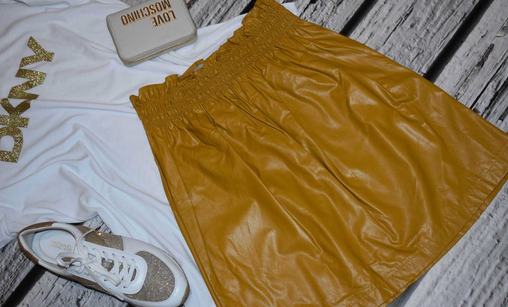 Spódnica z eko skóry – rozmiar 38 Eva Minge