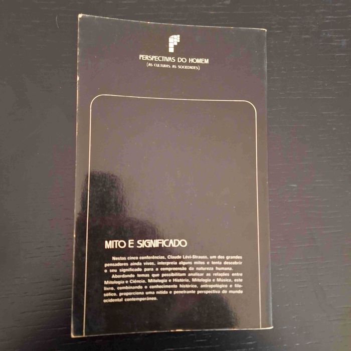 Mito e significado - Lévi Strauss - Col. Perspectivas do Homem