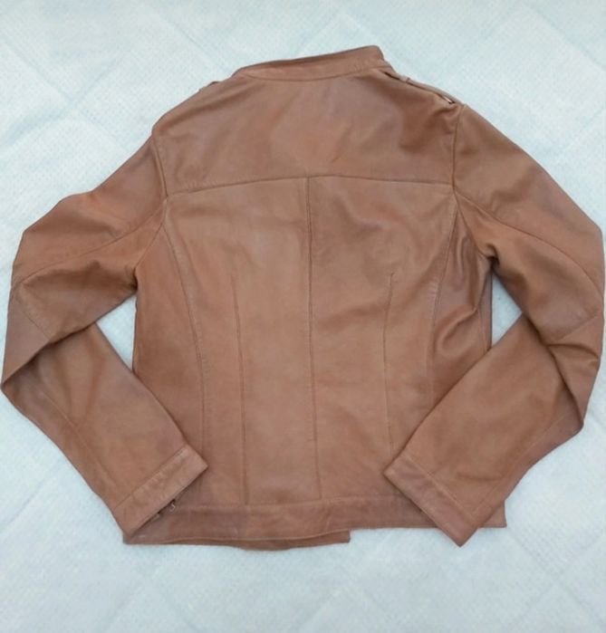 Casaco pele castanho