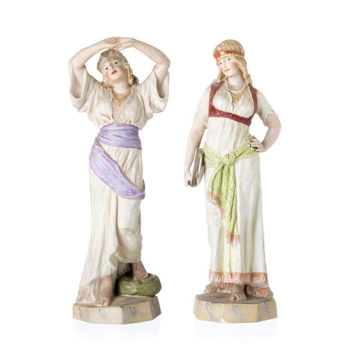 Porcelana - Dançarinas Gebruder Heubach - 1920