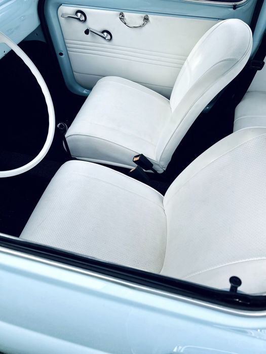 Auto do wynajęcia do ślubu retro fiat 500 stylowe party przyjęcie