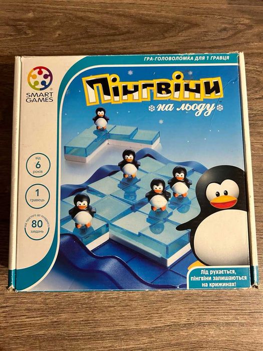 Настольная игра Пінгвіни на льоду (Пингвины на льдине) Смарт Геймс