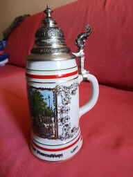 caneca alema de porcelana