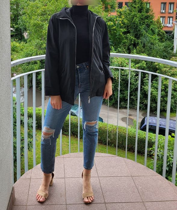 Kurtka plaszcz przeciwdeszczowy damski s36