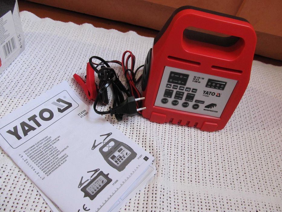 Зарядное устройство для авто YATO YT-8301
