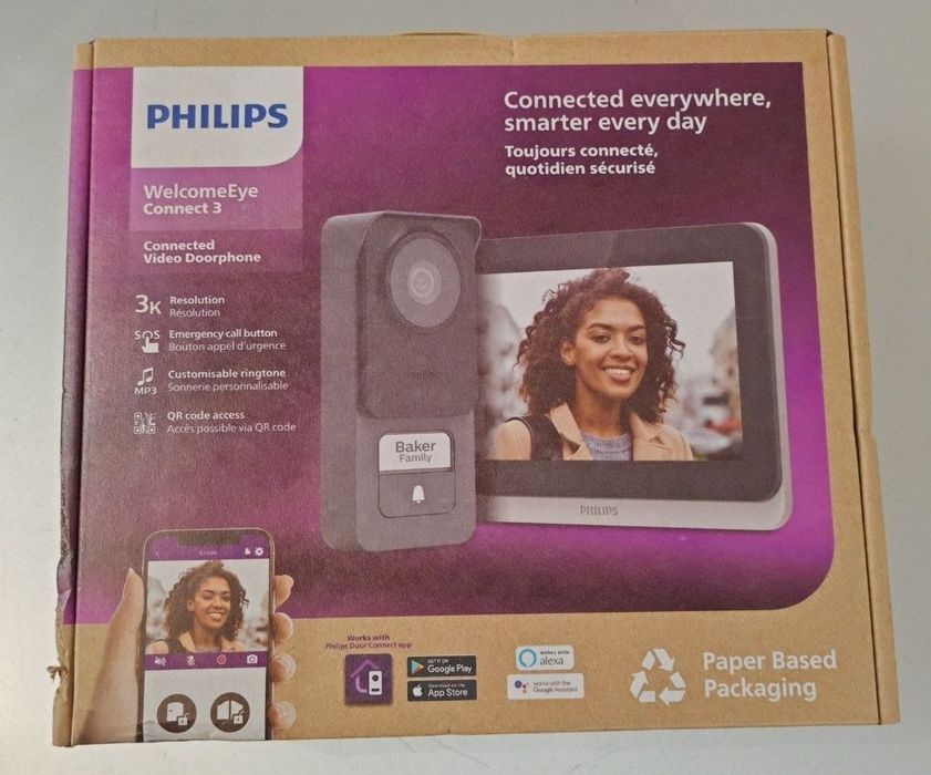 PHILIPS - VÍDEO PORTEIRO - WelcomeEye Connect 3
