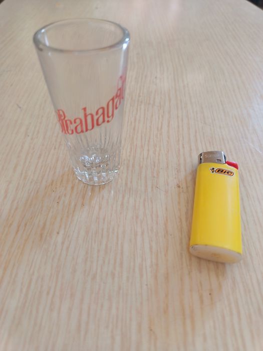 Copo de coleção "Bicabagaço" da adega Arrabidine.