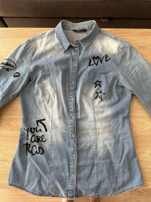 Jeansowa koszula damska