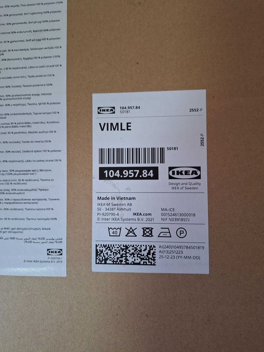 Capa para sofa IKEA 2 lugares vimle