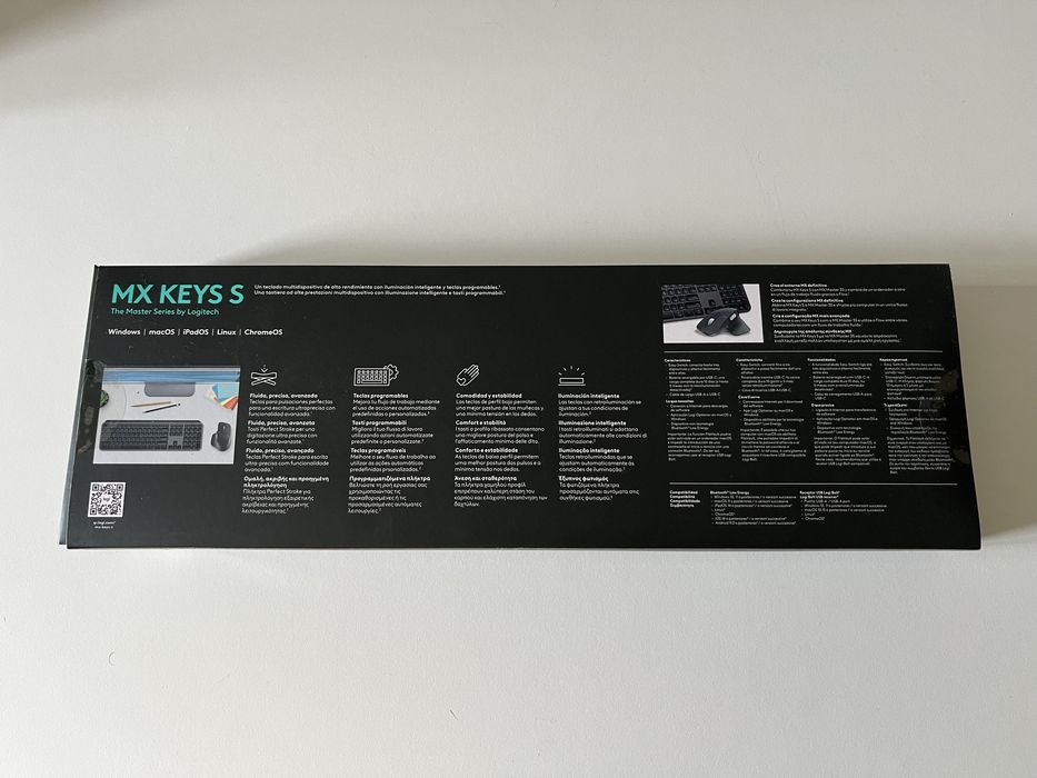 Teclado Logitech MX Keys S Graphite - PT