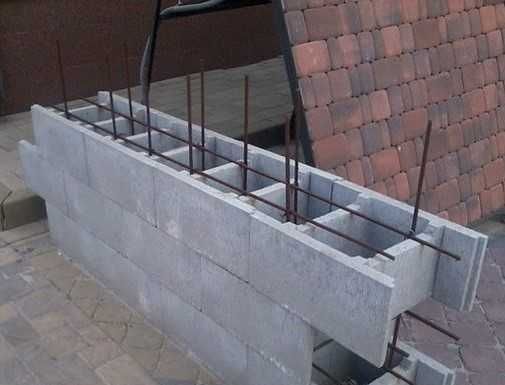 Несъемная опалубка, блок опалубочный