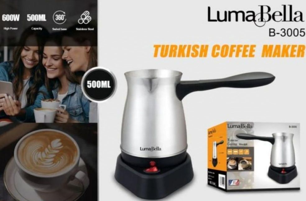 Электротурка, кофеварка турка для кофе электрическая 500 мл