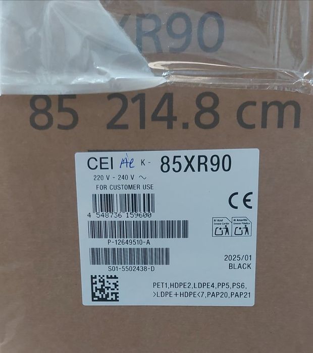 Телевізор Sony 75XR90, 85XR90, 65XR90, 55XR90