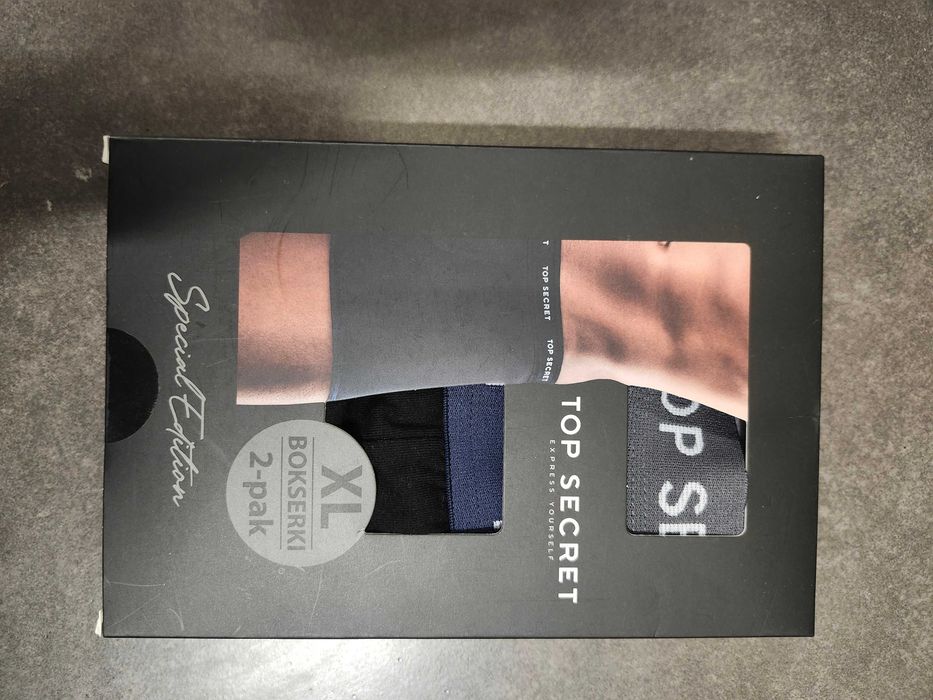 bokserki majtki top secret XL slipki majtki spodenkowe bawełniane  2 szt