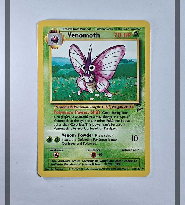 Venomoth 31/130 B2 Pokemon ENG-NM