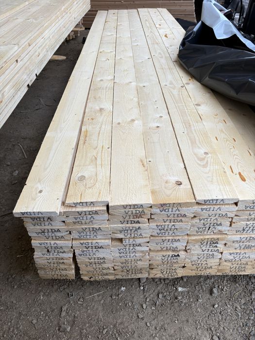 Deska calowa 25/150 dachowa,świerk,