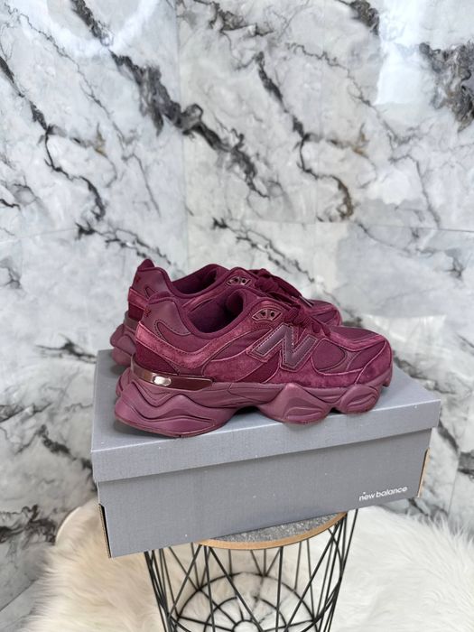 New Balance 9060 Burgundy жіночі кросівки ню беланс 9060 бордові