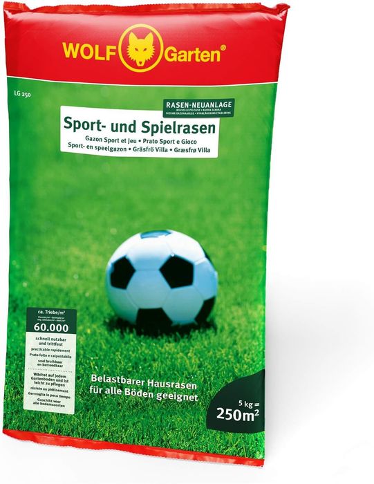 Nasiona trawnika WOLF Garten Sport-& Spielrasen