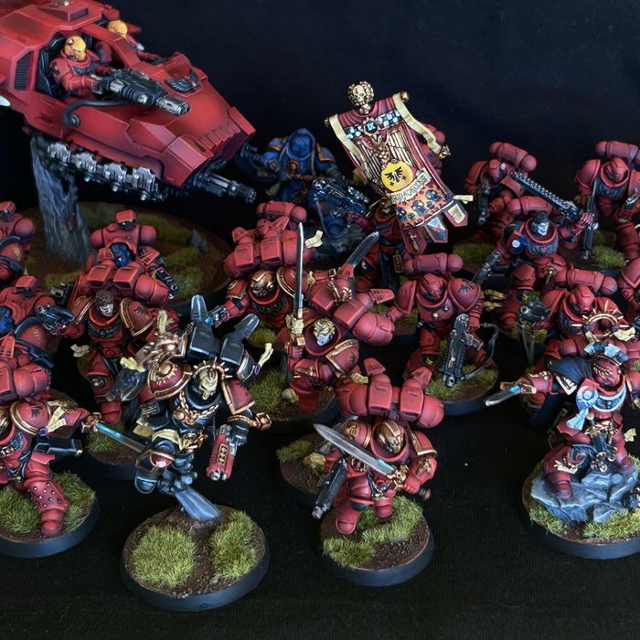 Armageddon space marines propainted