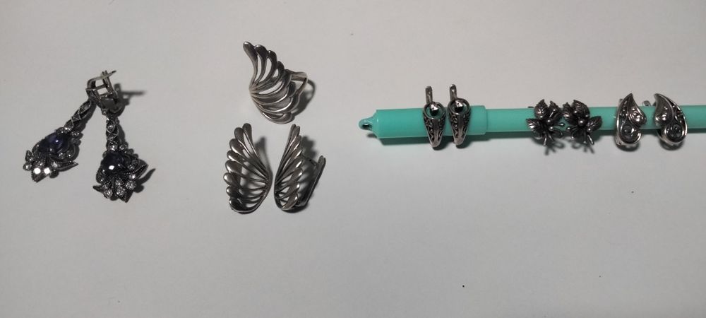 Срібні сережки 925 проба