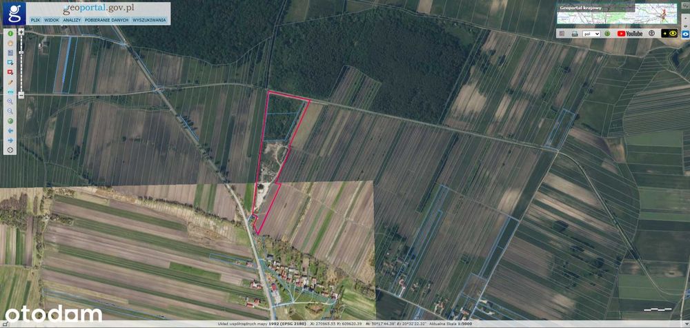 Działka inwestycyjna, pod farmę PV, produkcję, własna stacja trafo