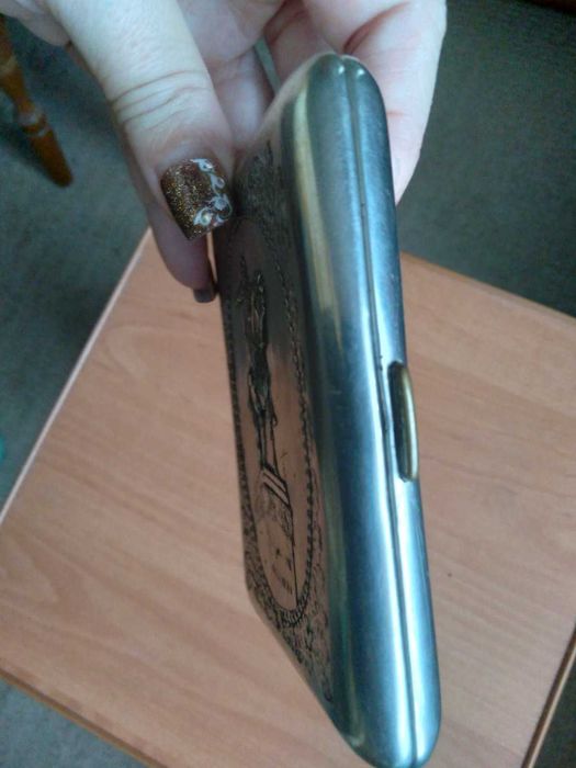 Вінтажна скринька для зберігання металева