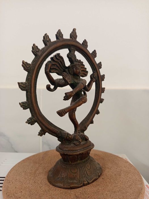 Estátua Shiva em bronze
