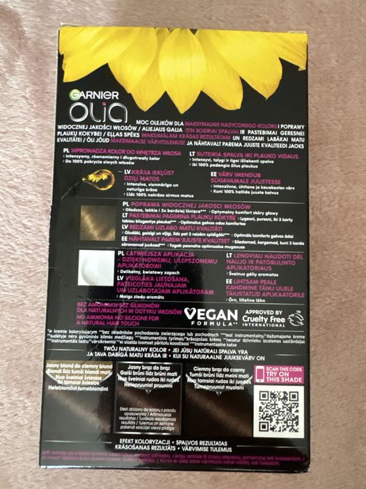 Farba do włosów Garnier OLIA 4.15 mroźna czekolada