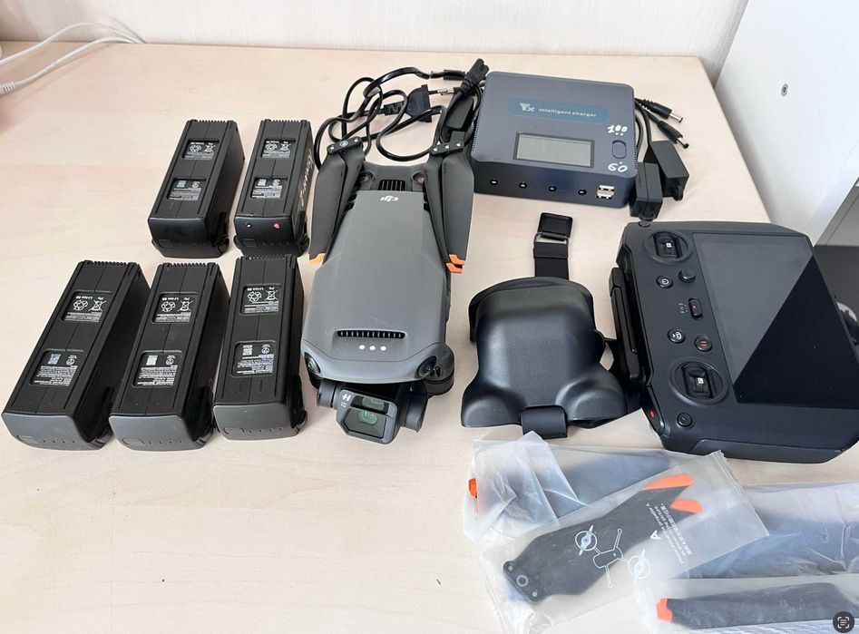 Акумулятори Dji Mavic 3 - 3шт - батарейки, АКБ (батки). Пульт Dji RC Pro (E). Пропи, Зарядний пристрій, Антена POC-4