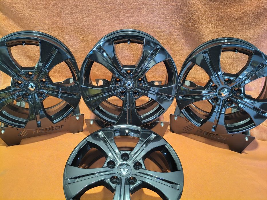 Felgi aluminiowe 17 ' 5x114,3 Renault OE -czarny połysk