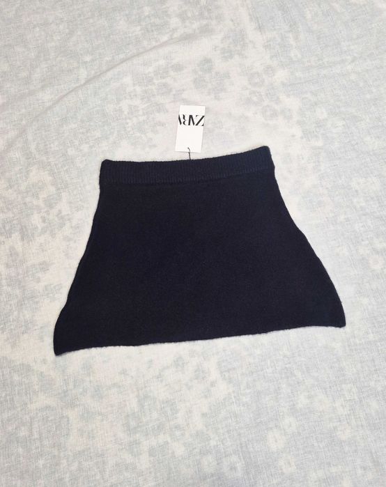 Nowa mini spódnica Zara S, z wełną, wool,