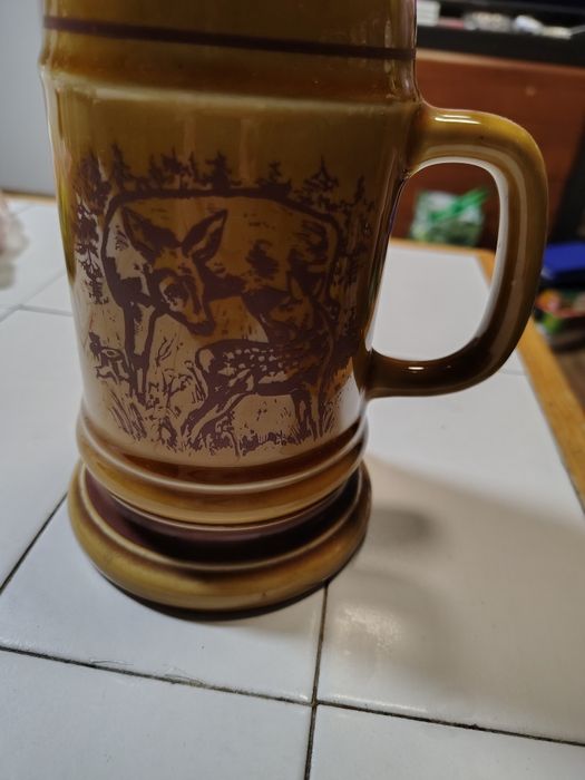 Stary sygnowany kufel