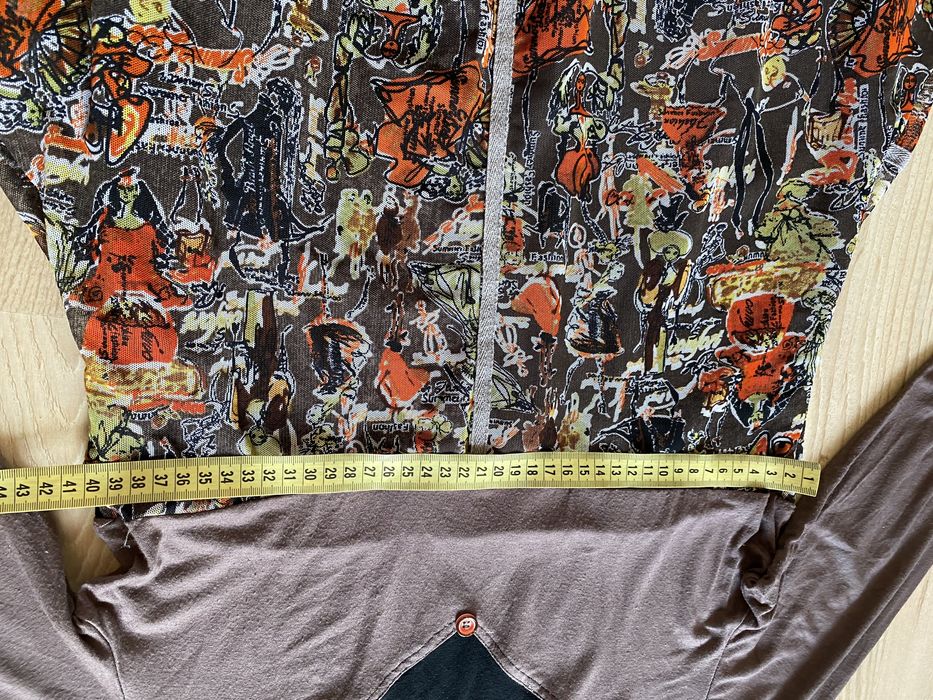 Wzorzysta sukienka boho etniczna 42