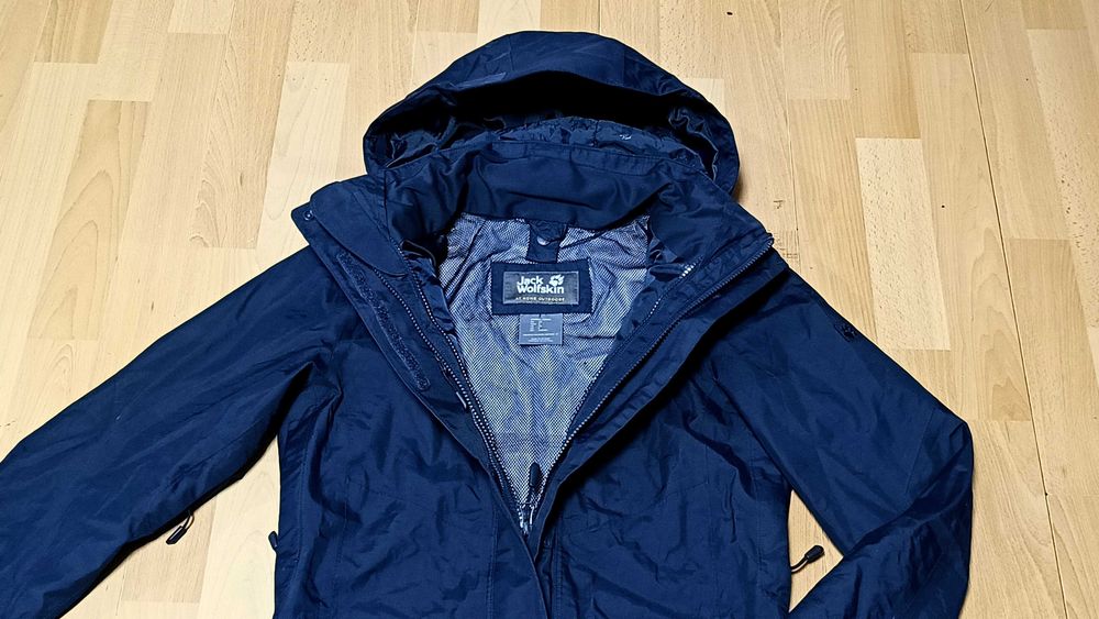 Damska kurtka 3w1 JACK WOLFSKIN TEXAPORE r.XS stan bardzo dobry