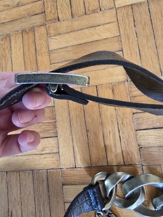 Pasek zara skórzany