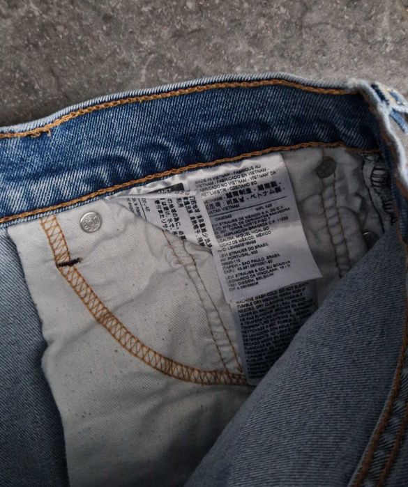 Jeansy damskie proste klasyk blue denim W29L30 LEVIS lEVI'S 512