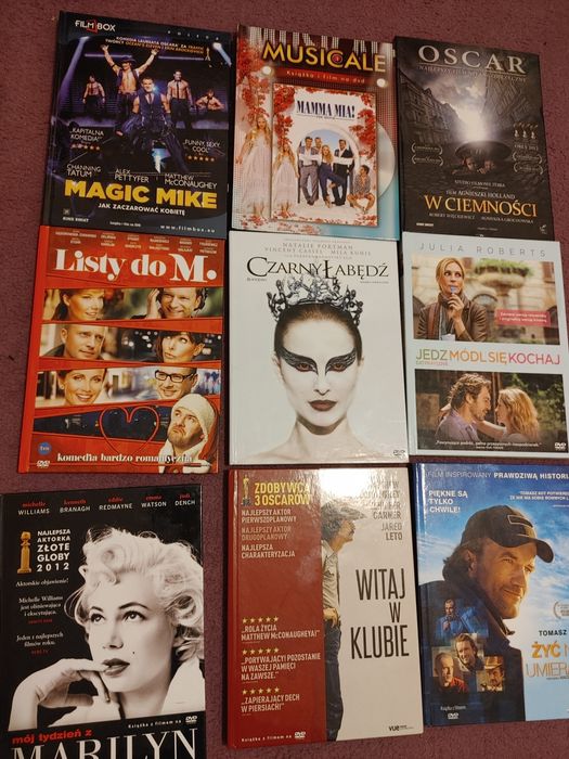 Filmy DVD, zestaw