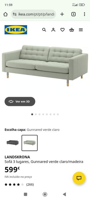 Sofá IKEA landskrona