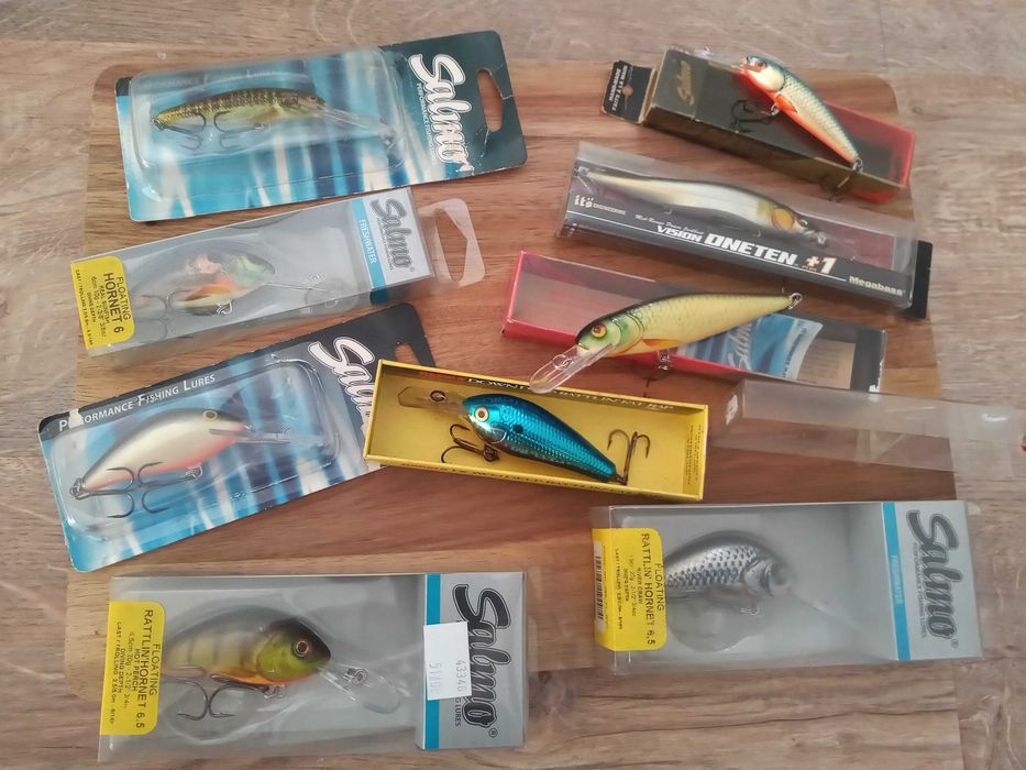 Woblery Salmo, Rapala, Megabass