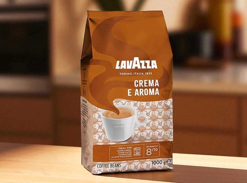 Кава зернова Lavazza Crema Aroma, 1 кг, середнє обсмаження