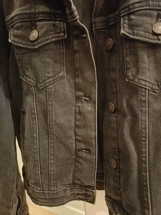 Kurtka Jeansowa denim/czarna rozm 34