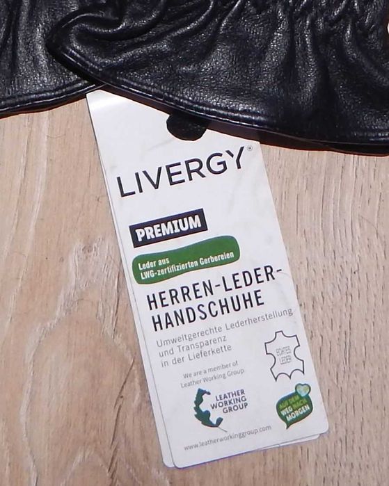 Перчатки Livergy демісезон ШКІРА Німеччина чоловічі НОВІ