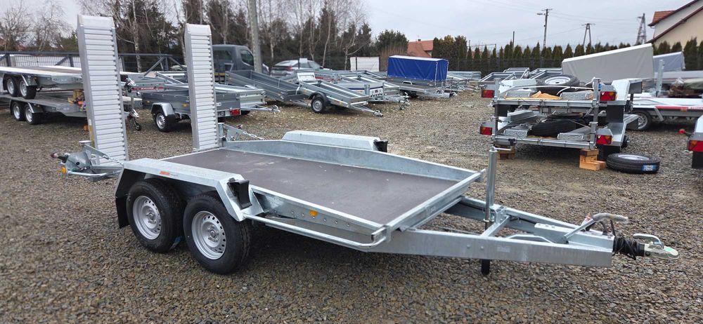 Przyczepa NEPTUN LoadMax N35-350 do przewozu koparki pod minikoparkę