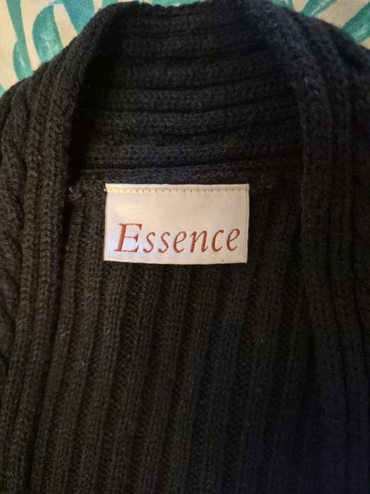 Довгий в'язаний кардиган