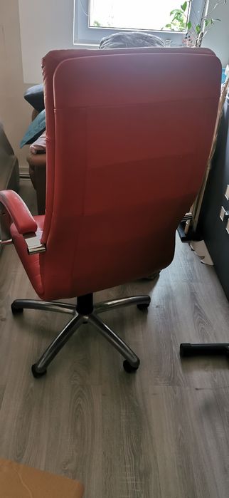 Fotel  ze skóry możliwy dowóz