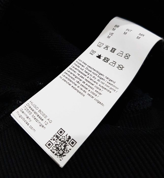 Hugo Boss * Sullivan * bluza * logo * czarna * męska * M
