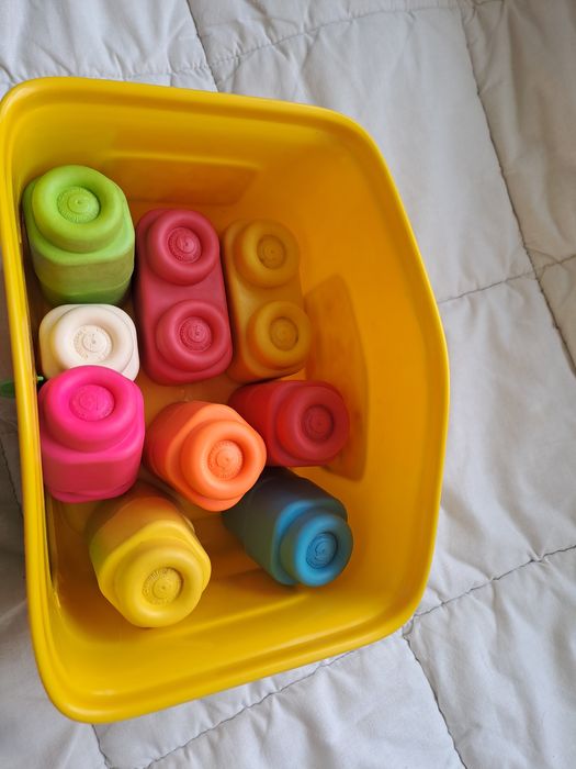 Casinha brincar com blocos