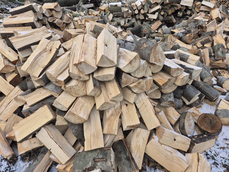 Drewno kominkowe BUK do pieca kominek opał transport twarde rąbane