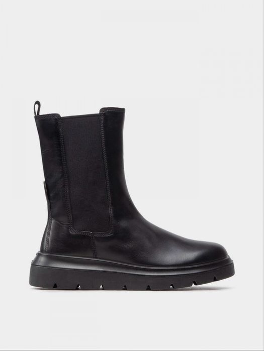 Брендові чорні Челсі черевики від ecco 39